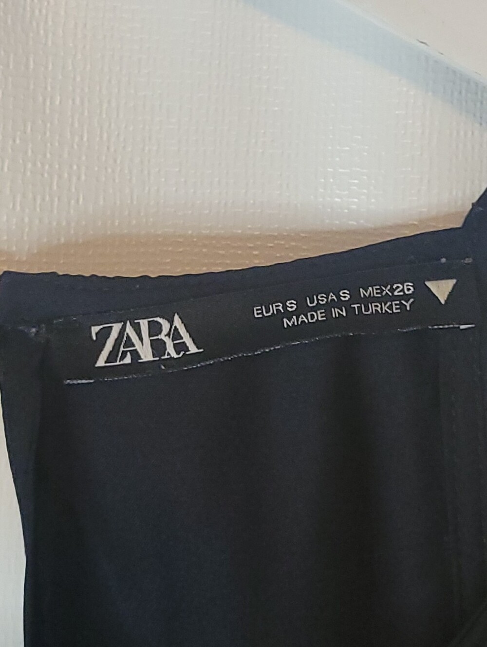 Zara Black Drawstring Adjustable Ruched Sides Cami Top - Picture 4 of 11